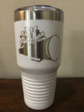 Cheerleading/Cheerleader Laser Engraved 30 oz. Tumbler - Personalized Laser Engraved