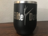 16 oz. Personalized Stemless Wine Tumbler Laser Engraved