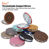 Laser Engraved Compact Mirror - Perfect gift or Promo Item!