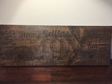 Personalized wood MOM sign - great birthday gift! Laser Engraved